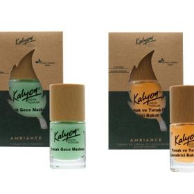 Kalyon 11 ml Bitkisel Tırnak ve Tırnak Eti Güçlendirici Bakım Serumu + 11 ml Tırnak Gece Maskesi