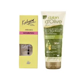 Kalyon Fırçalı Oje Kurutucu + 20 ml Dalan Tüp Krem