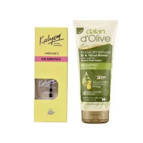 Kalyon Fırçalı Oje Kurutucu + 20 ml Dalan Tüp Krem