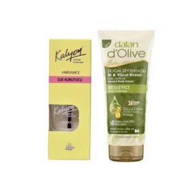 Kalyon Fırçalı Oje Kurutucu + 20 ml Dalan Tüp Krem