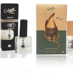 Kalyon Fırçalı Oje Kurutucu + Kalyon 11 ml Bitkisel Kuruluk Önleyici Tırnak Bakım Yağı Kenevir Tohumu Yağı
