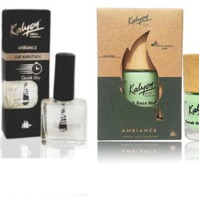 Kalyon Fırçalı Oje Kurutucu + Kalyon 11 ml Bitkisel Tırnak Gece Maskesi