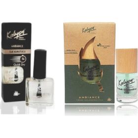 Kalyon Fırçalı Oje Kurutucu + Kalyon 11 ml Bitkisel Tırnak Güçlendirici Cila