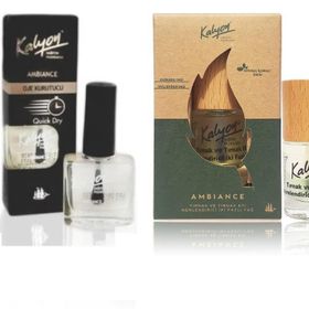 Kalyon Fırçalı Oje Kurutucu + Kalyon 11 ml Bitkisel Tırnak ve Tırnak Eti Nemlendirici İki Fazlı Yağ