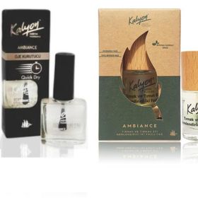 Kalyon Fırçalı Oje Kurutucu + Kalyon 11 ml Bitkisel Tırnak ve Tırnak Eti Nemlendirici İki Fazlı Yağ