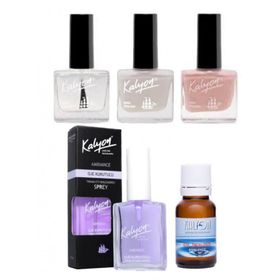 Kalyon French Set + 17 ml Oje Kurutucu Sprey + Oje Çözücü