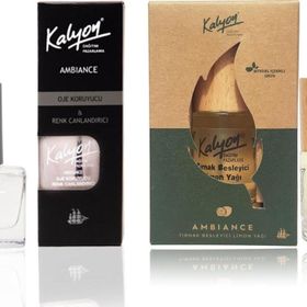 Kalyon Oje Koruyucu + Kalyon 11 ml Bitkisel Tırnak Besleyici Limon Yağı