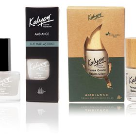 Kalyon Oje Matlaştırıcı + Kalyon 11 ml Bitkisel Tırnak Onarıcı Bakım Cilası
