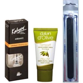 Kalyon Sararmayı Önleyici Cila + Dalan Krem 20 ml + Tırnak Törpüsü