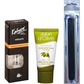 Kalyon Sararmayı Önleyici Cila + Dalan Krem 20 ml + Tırnak Törpüsü