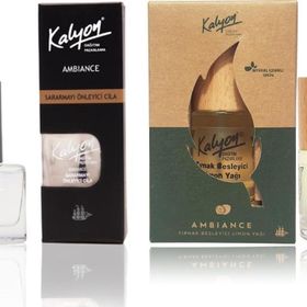 Kalyon Sararmayı Önleyici + Kalyon 11 ml Bitkisel Tırnak Besleyici Limon Yağı