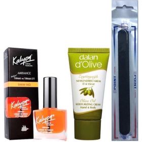Kalyon Tırnak Bakım Yağı + 20 ml Dalan Krem + Tırnak Törpüsü
