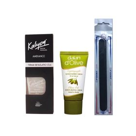 Kalyon Tırnak Beyazlatıcı Cila + 20 ml Dalan Krem + Tırnak Törpüsü