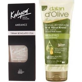 Kalyon Tırnak Beyazlatıcı Cila + 20 ml Dalan Tüp Krem