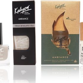 Kalyon Tırnak Beyazlatıcı Cila + Kalyon 11 ml Bitkisel Kuruluk Önleyici Tırnak Bakım Yağı Kenevir Tohumu Yağı