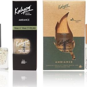 Kalyon Tırnak Eti Peelingi + Kalyon 11 ml Bitkisel Kuruluk Önleyici Tırnak Bakım Yağı Kenevir Tohumu Yağı