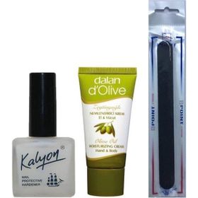 Kalyon Tırnak Sertleştirici + 20 ml Dalan Krem + Tırnak Törpüsü