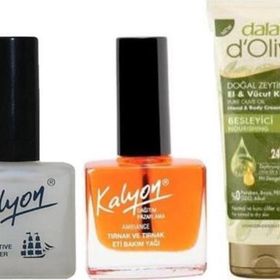 Kalyon Tırnak Sertleştirici + Kalyon Bakım Yağı + 20 ml Dalan Tüp Krem 3'lü Set