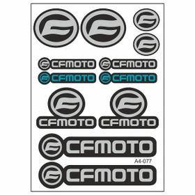 Kalyoncu Motor Gri CF Moto Sticker Seti