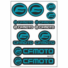 Kalyoncu Motor Turkuaz CF Moto Sticker Seti