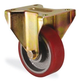 Kama 80x30 mm Ağır Hizmet Döküm Sabit Teker