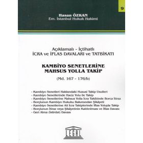 Kambiyo Senetlerine Mahsus Yolla Takip - Seri 9 - Hasan Özkan
