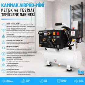 Kammak Airpro-Mini Petek Temizleme Makinesi