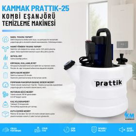 Kammak Prattik-25 Kombi Eşanjör Temizleme Makinesi