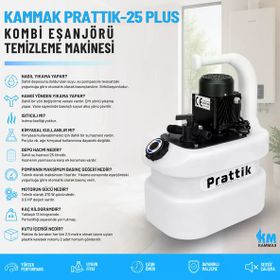 Kammak Prattik-25 Plus Kombi Eşanjör Temizleme Makinesi