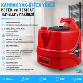 Kammak YAK-01 Tek Yönlü Petek Temizleme Makinesi