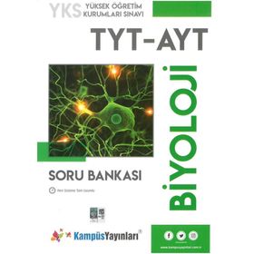 Kampüs Yayınları TYT - AYT Biyoloji Soru Bankası