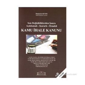 Kamu İhale Kanunu - Ramazan Şener