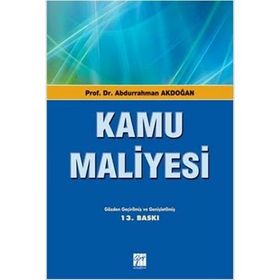 KAMU MALIYESI - ABDURRAHMAN AKDOĞAN