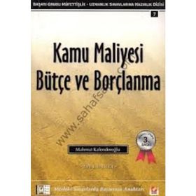 KAMU MALIYESI BÜTÇE VE BORÇLANMA - MAHMUT KALENDEROĞLU