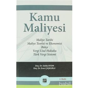 KAMU MALIYESI - SELDA AYDIN;EVREN ÇAŞKURLU