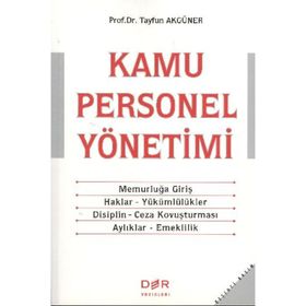 KAMU PERSONEL YÖNETİMİ - TAYFUN AKGÜNER