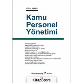 KAMU PERSONELI YÖNETIMI - NIHAT KAYAR