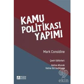 Kamu Politikası Yapımı - Pegem Akademi Yayıncılık
