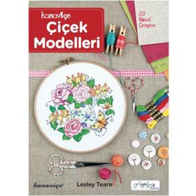 Kanaviçe Çiçek Modelleri - Lesley Teare