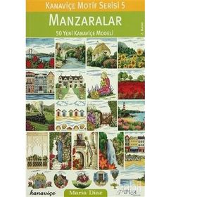 Kanaviçe Motif Serisi 5 - Manzaralar - Maria Diaz