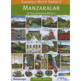 Kanaviçe Motif Serisi 5 - Manzaralar - Maria Diaz
