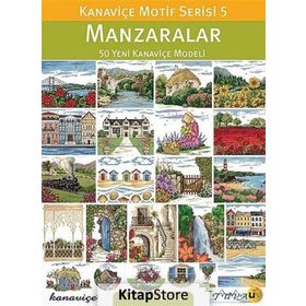 Kanaviçe Motif Serisi 5 - Manzaralar - Maria Diaz