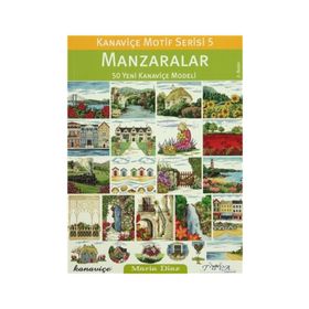 Kanaviçe Motif Serisi 5 - Manzaralar - Maria Diaz