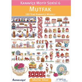 Kanaviçe Motif Serisi 6 - Mutfak - Maria Diaz