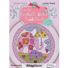 Kanaviçe Sevimli Bebek Modelleri - Lesley Teare
