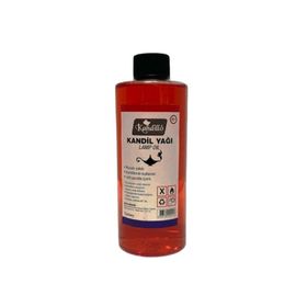 Kandillo 250 ml Kırmızı Kandil Yağı Kokusuz Dumansız İç Mekan Gaz Lambası Yakıtı