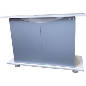Kanki Pet 100 cm MDF KP1004010GR Flex Gri Kapaklı Akvaryum Sehpası