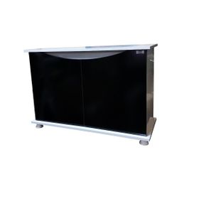 Kanki Pet 100 cm MDF KP1004025SY Flex Siyah Kapaklı Akvaryum Sehpası