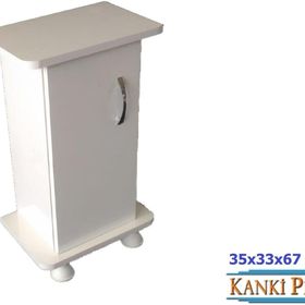 Kanki Pet 35x33x67 cm Beyaz Mdf Flex İthal Akvaryum Sehpası