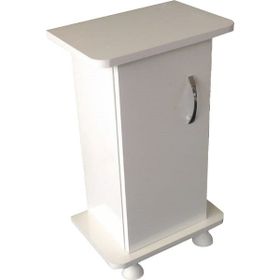 Kanki Pet 38x26x67 cm Beyaz Mdf Akvaryum Sehpası